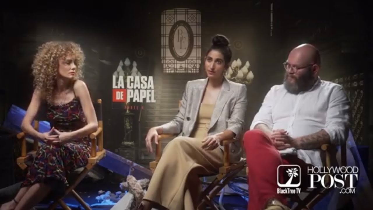 La Casa de Papel Interviews w/ Darko Peric, Esther Acebo, &  Alba Flores (Money Heist) Netflix