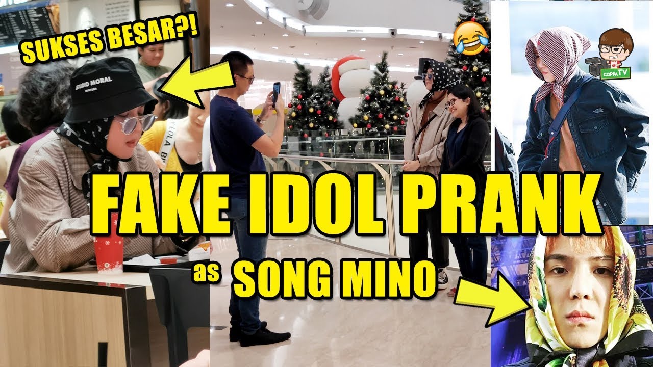 FAKE KPOP IDOL PRANK as SONG MINO WINNER! [EPIC!!]
