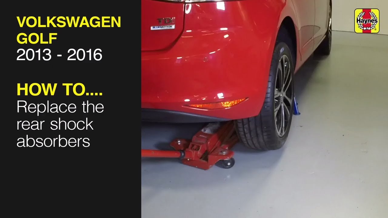 Volkswagen Golf (2013 - 2016) - Replace the rear shock absorbers