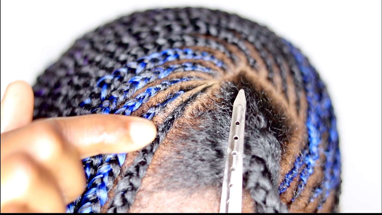 HOW TO PART YOUR OWN HAIR LIKE A PRO: FEEDIN LEMONADE BRAIDS TUTORIAL