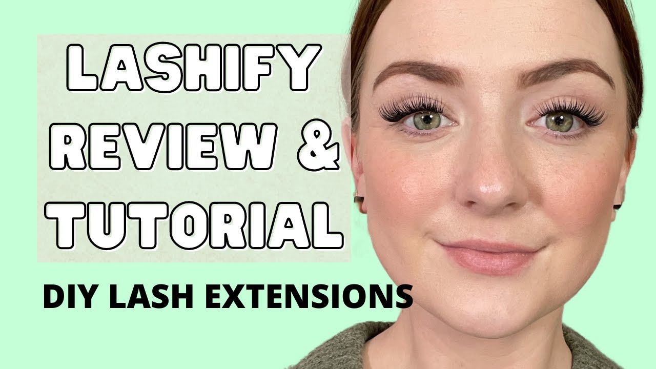 LASHIFY CONTROL KIT TUTORIAL!  How to apply at-home lash extensions