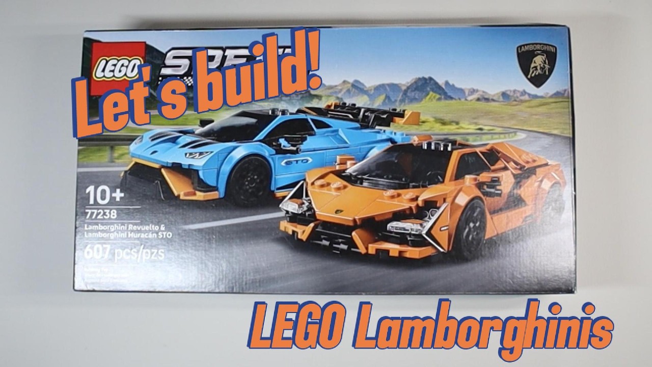 From bricks to Supercars:@LEGO Lamborghini Revuelto & Lamborghini Huracan!