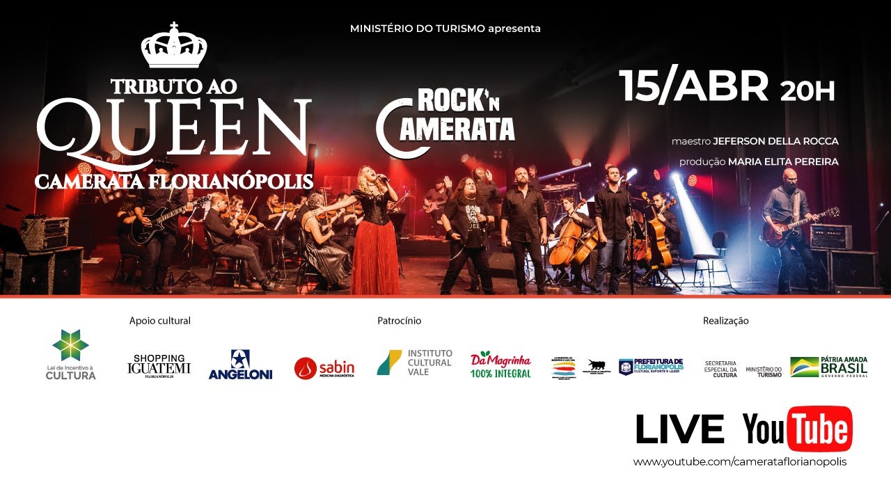 Live - CAMERATA TRIBUTO AO QUEEN - Camerata Florian&oacute;polis