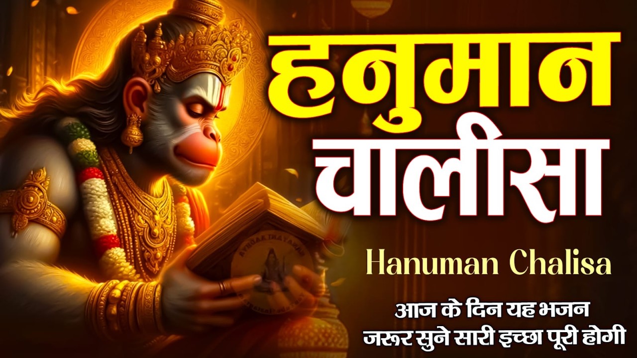 Shree Hanuman Chalisa - हनुमान भजन  - आरती कीजै हनुमान लला की  - #Original Hanuman Chalisa Video