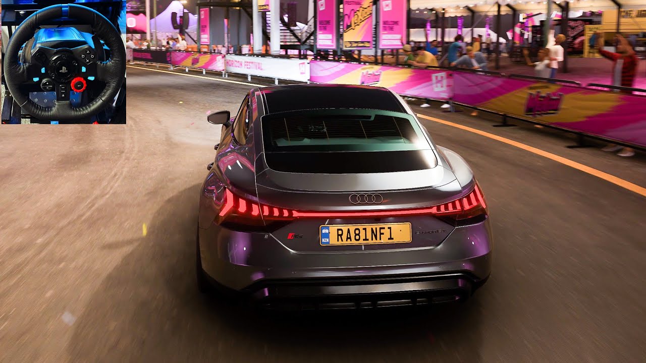 Audi Rs e-tron GT 2021 - Forza Horizon 5 | Logitech G29 4K