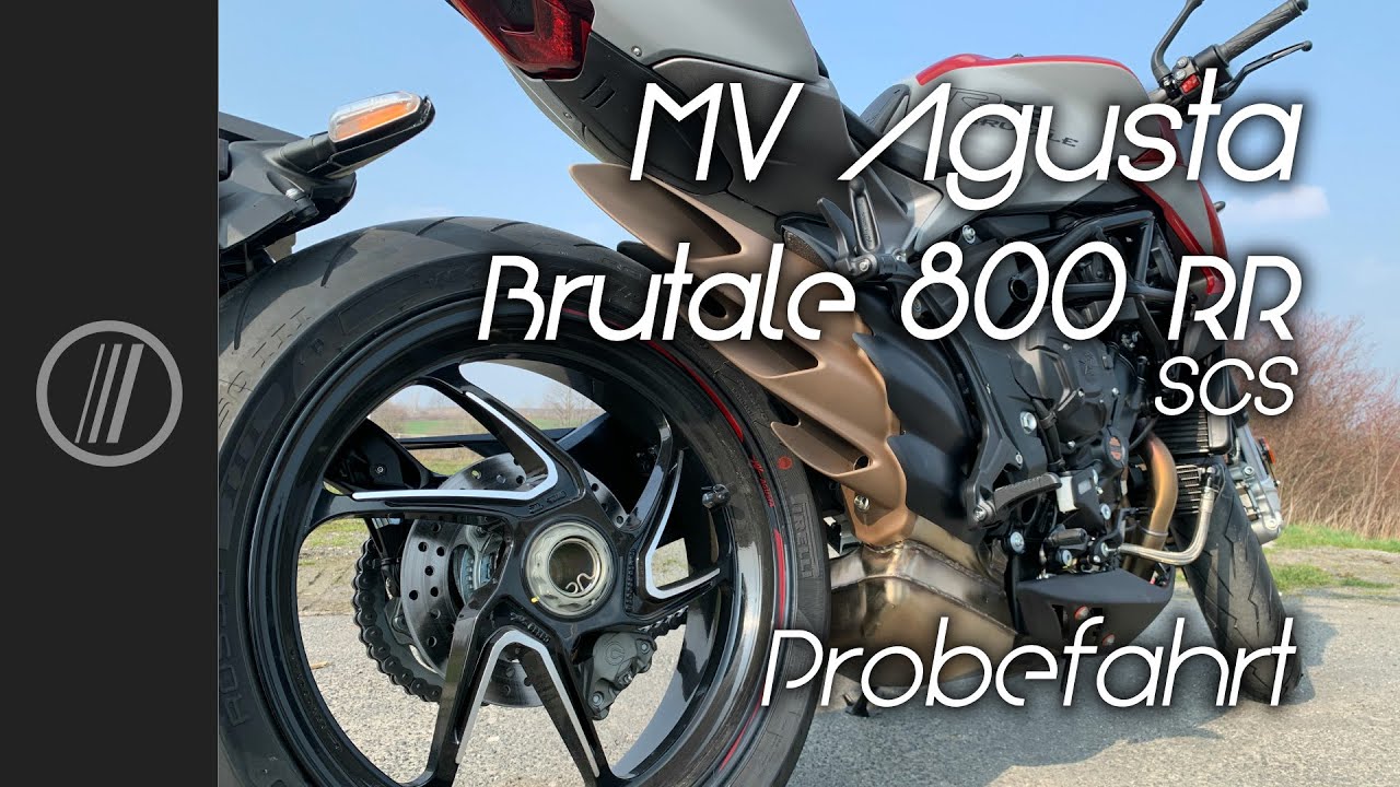 MV Agusta Brutale 800 RR SCS 2021 Test Probefahrt + Top Speed Autobahn + Soundcheck