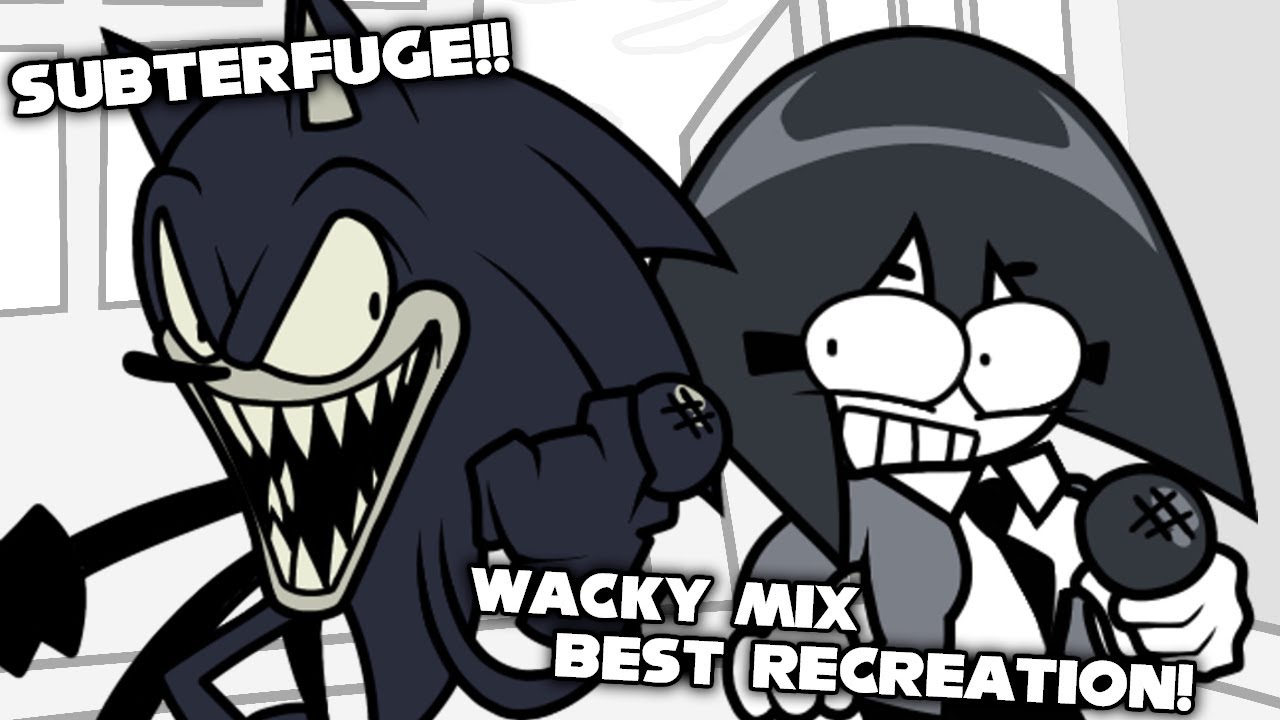 FNF | BEST RECREATION! Vs Subterfuge Wacky Mix - (Lyrics) (Sonic2017X) | Mods/Hard/Gameplay |