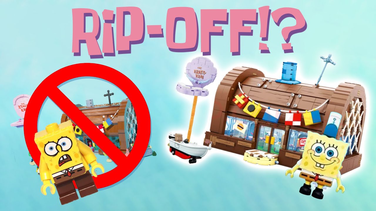 NOT Lego SpongeBob Krusty Krab RIP-OFF!!!???