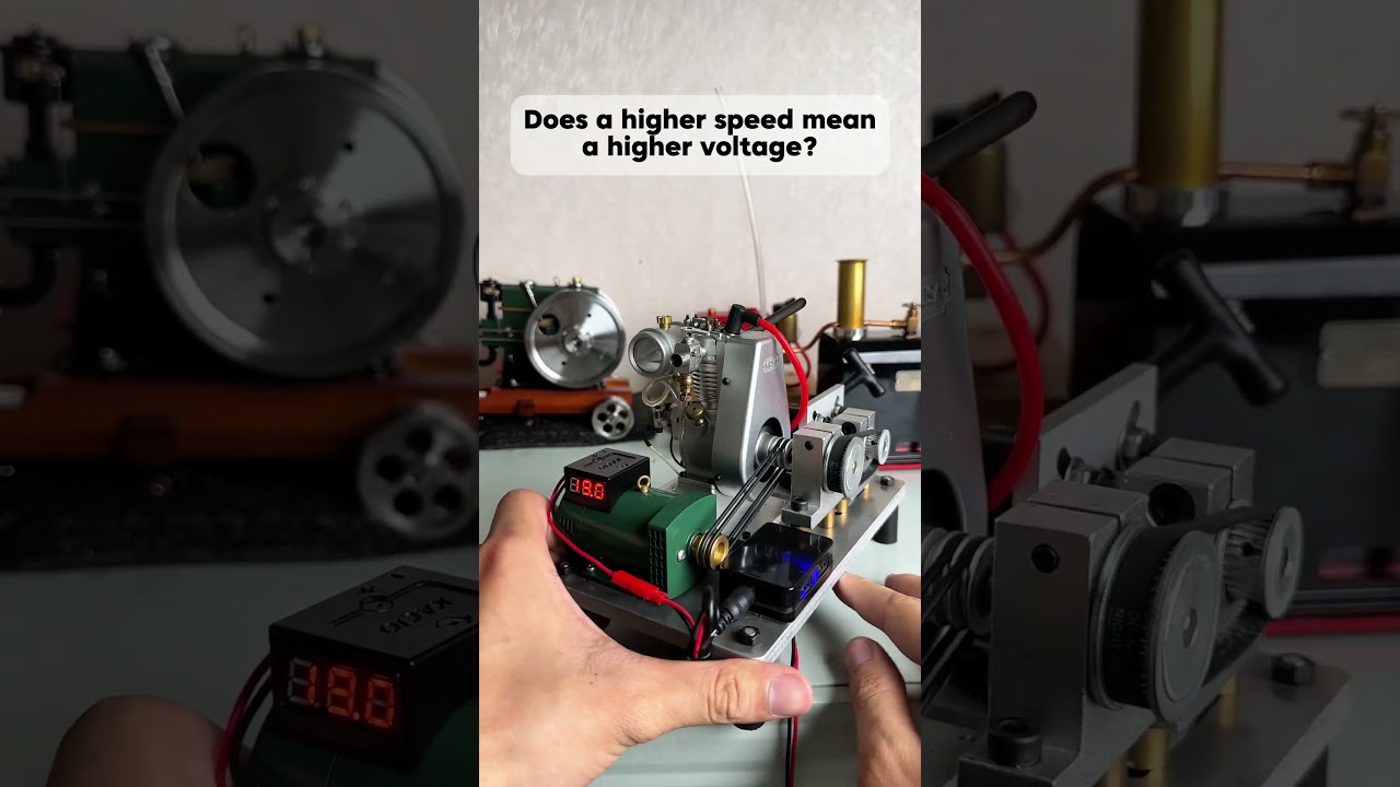 Single-cylinder four-stroke engine model #modelkit #miniengine #DIY #gasolineengine #enginemodel