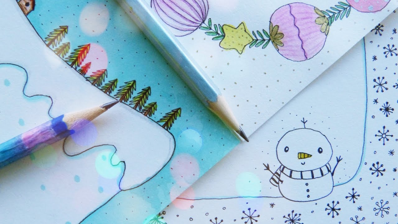 CHRISTMAS BORDERS AND FRAMES 🎄🎅 BORDER DESIGNS for SCHOOL PROJECTS✨ BORDER DESIGNS ON PAPER
