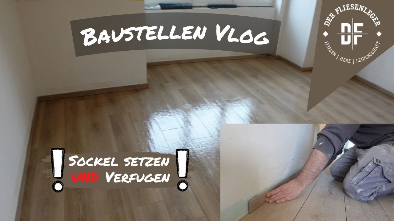 ++NEU++ SOCKEL setzen und VERFUGEN - Holzoptik FLIESEN