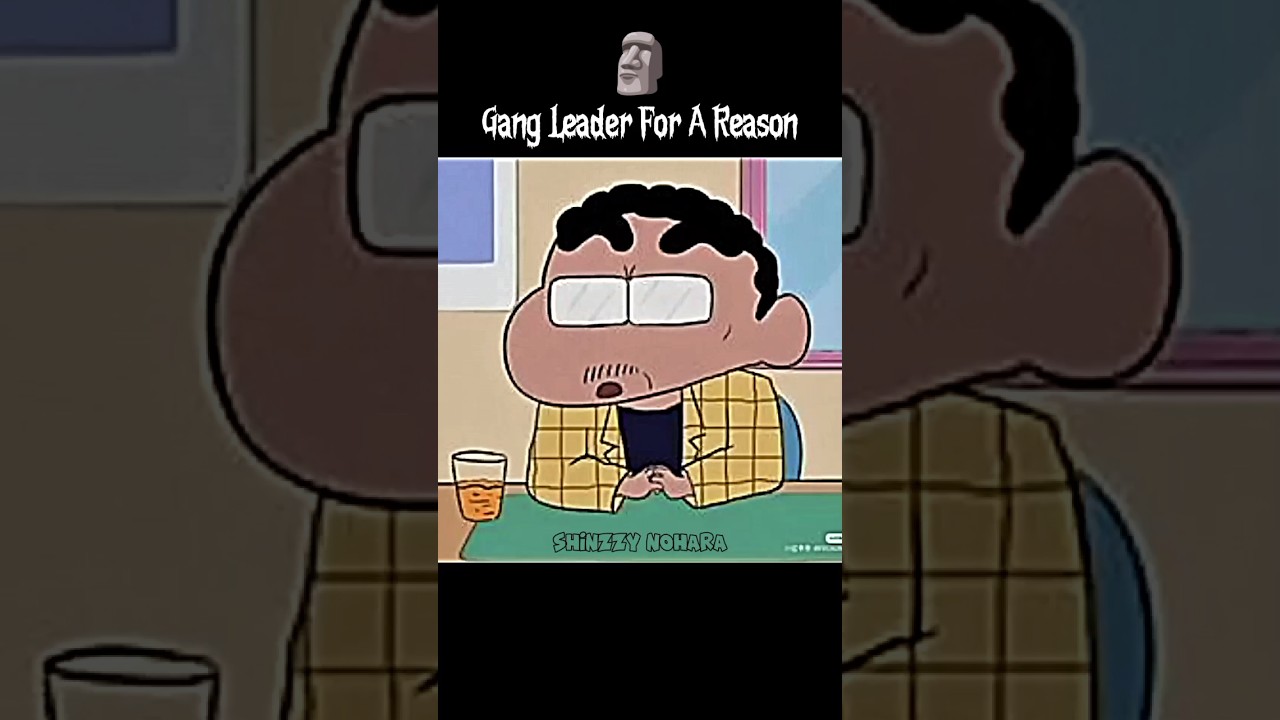 Gang Leader For A Reason 🗿 #shorts #shinchan