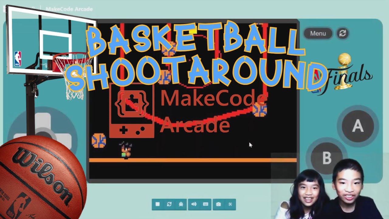 Secrets of GAME DEVELOPMENT: Create *BASKETBALL SHOOTAROUND* GAME in Microsoft MakeCode Arcade