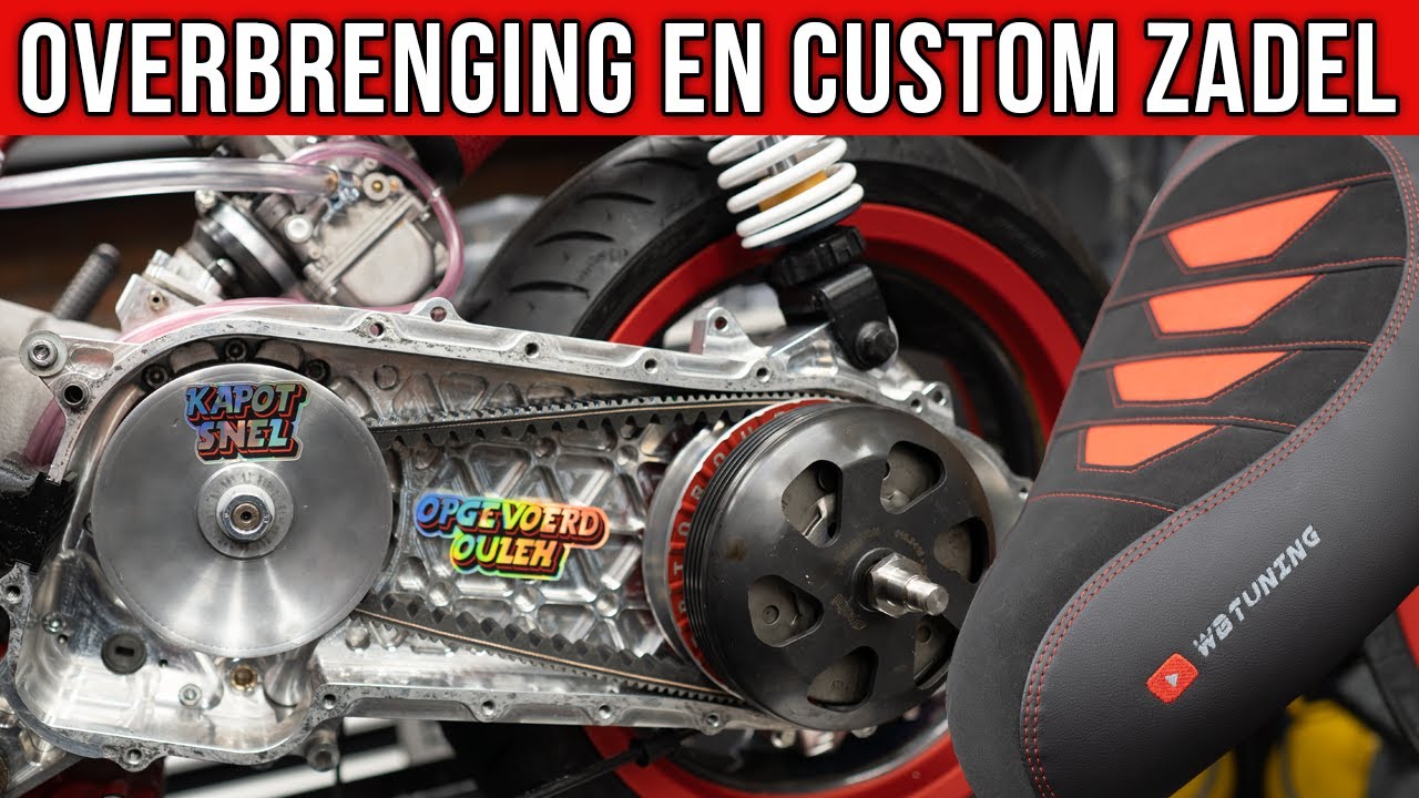 Overbrenging, zadel en meer monteren! | Gilera Runner Project 🔥