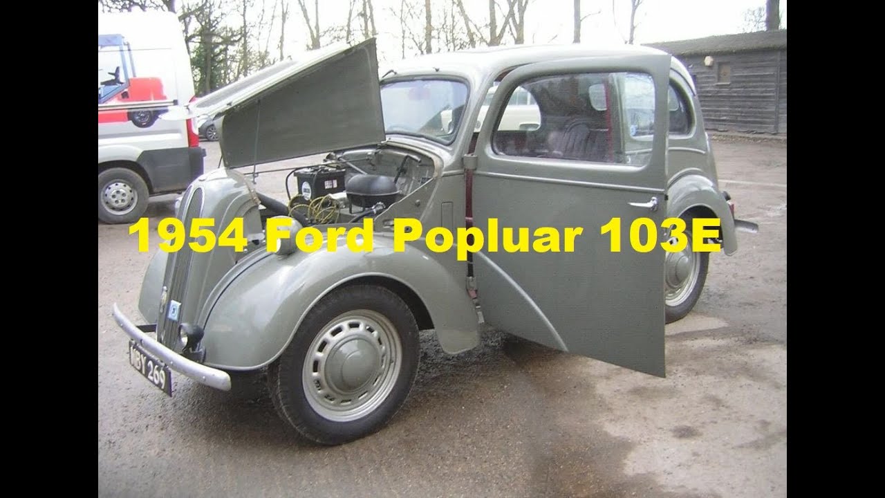1954 Ford Popular 103e my first drive