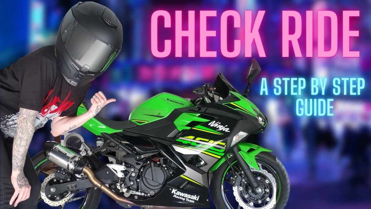 Motorcycle CHECK RIDE [A step by step guide]