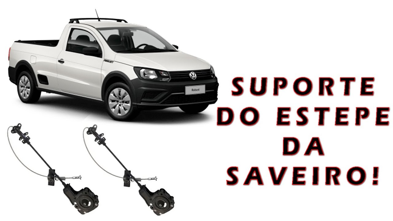COMO CONSERTAR O SUPORTE DO ESTEPE DA SAVEIRO!