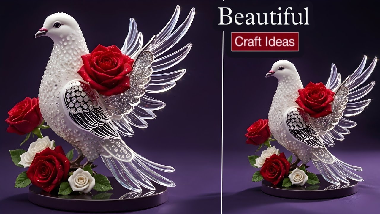 DIY Bird Making Easy | Plastic Bottle Craft Ideas | Home Decoration 🕊️❤️