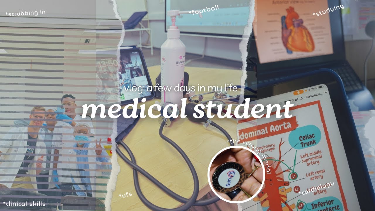 MEDSCHOOL DAY IN MY LIFE 🫀| clinical skills + football + friends | South African Medical Student