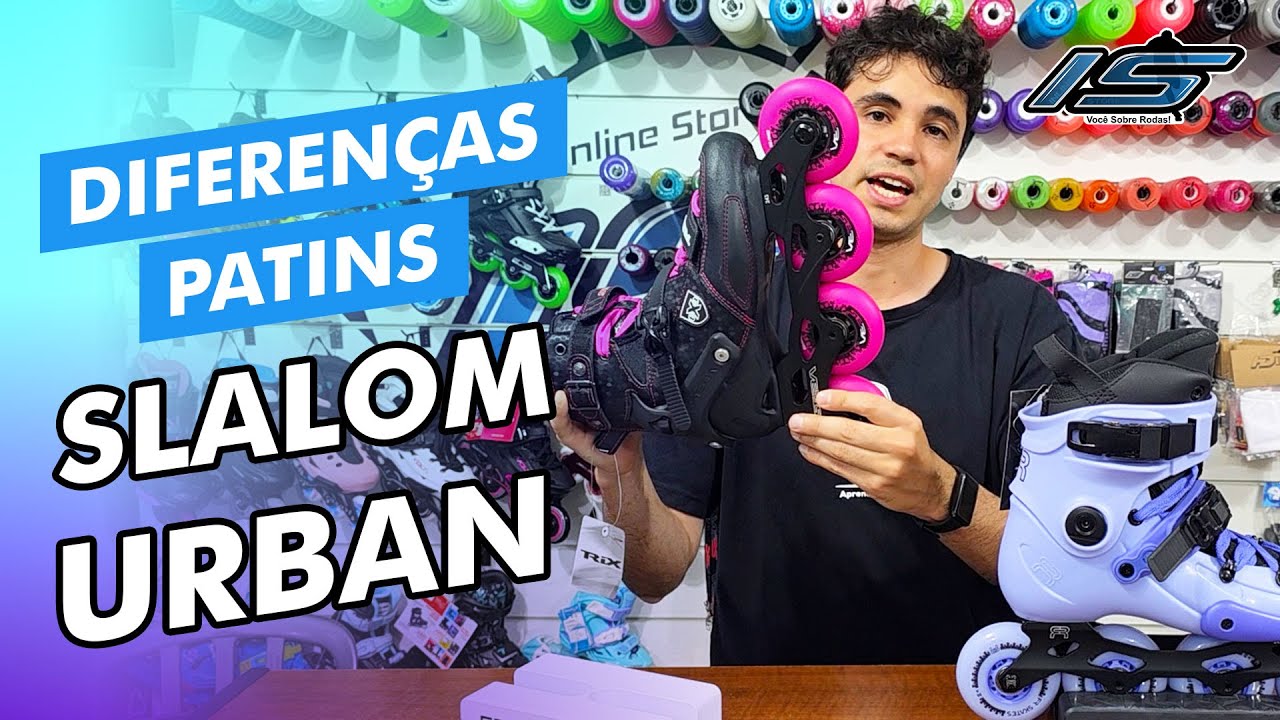 DIFERENÇAS entre patins URBAN e SLALOM