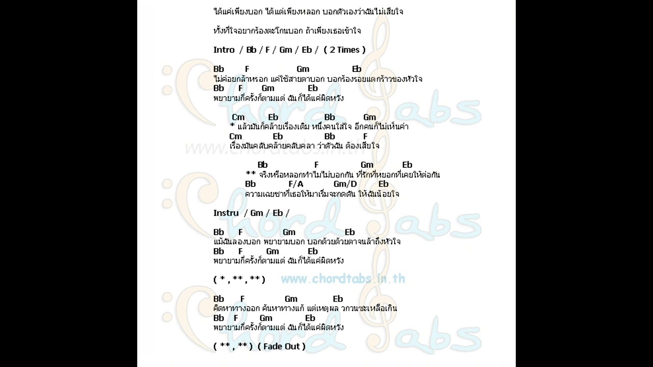 พยายามกี่ครั้งก็ตามแต่ - Hangman [ตัดเสียงกีตาร์]