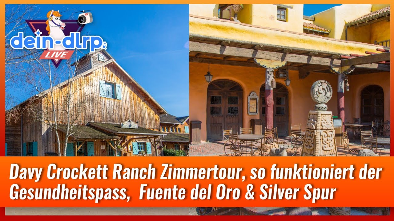 Davy Crockett Ranch Zimmertour, so funktioniert der Gesundheitspass uvm | dein-dlrp live