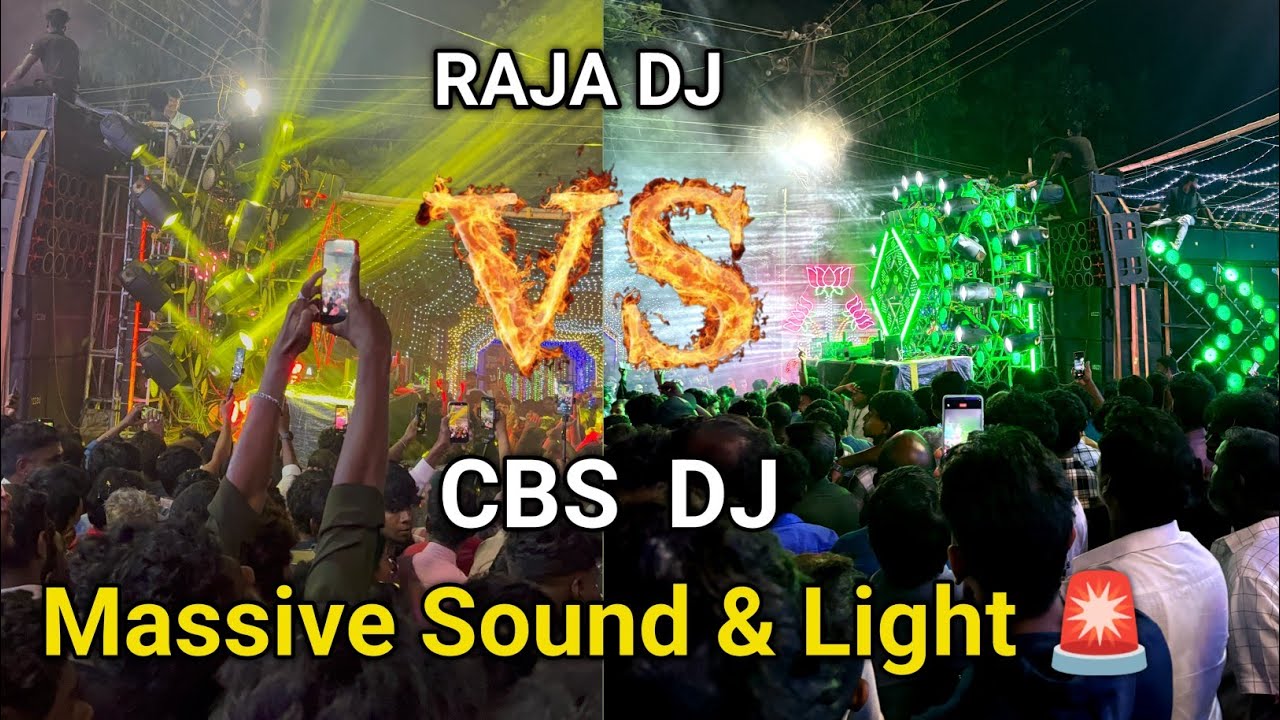 Dj Song | 🚨  | RAJA & CBS Sound & Lights Completion | Athencode Junction Part -2