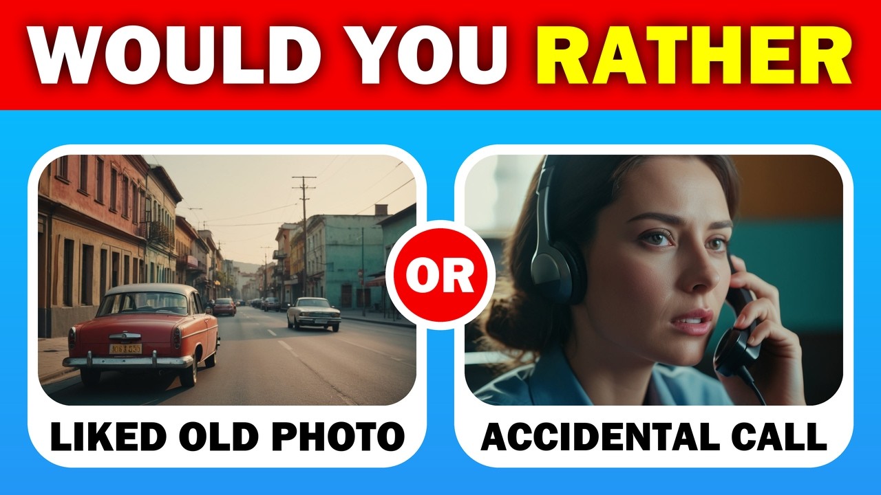 Would You Rather...? AWKWARD SITUATIONS Edition 😳 Most Embarrassing Quiz Ever!