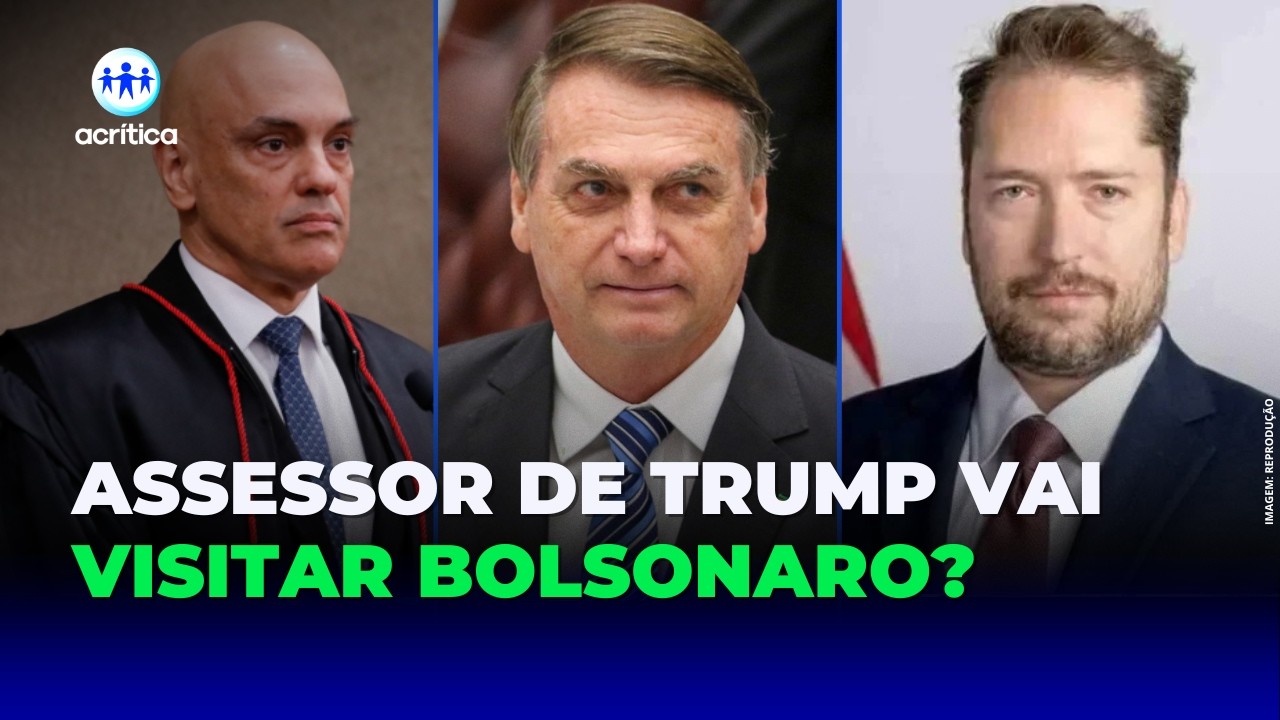 ALEXANDRE DE MORAES LIBERA VISITA DE ALIADO DE TRUMP A BOLSONARO