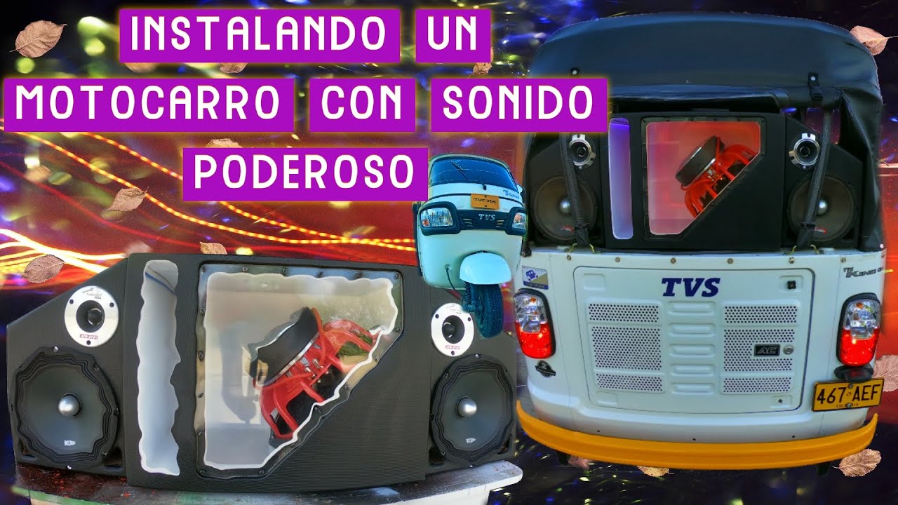 UN PODEROSO MOTO-CARRO CON SONIDO