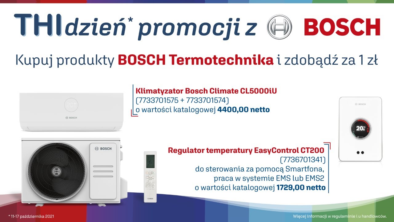 THIdzień promocji z Bosch Termotechnika