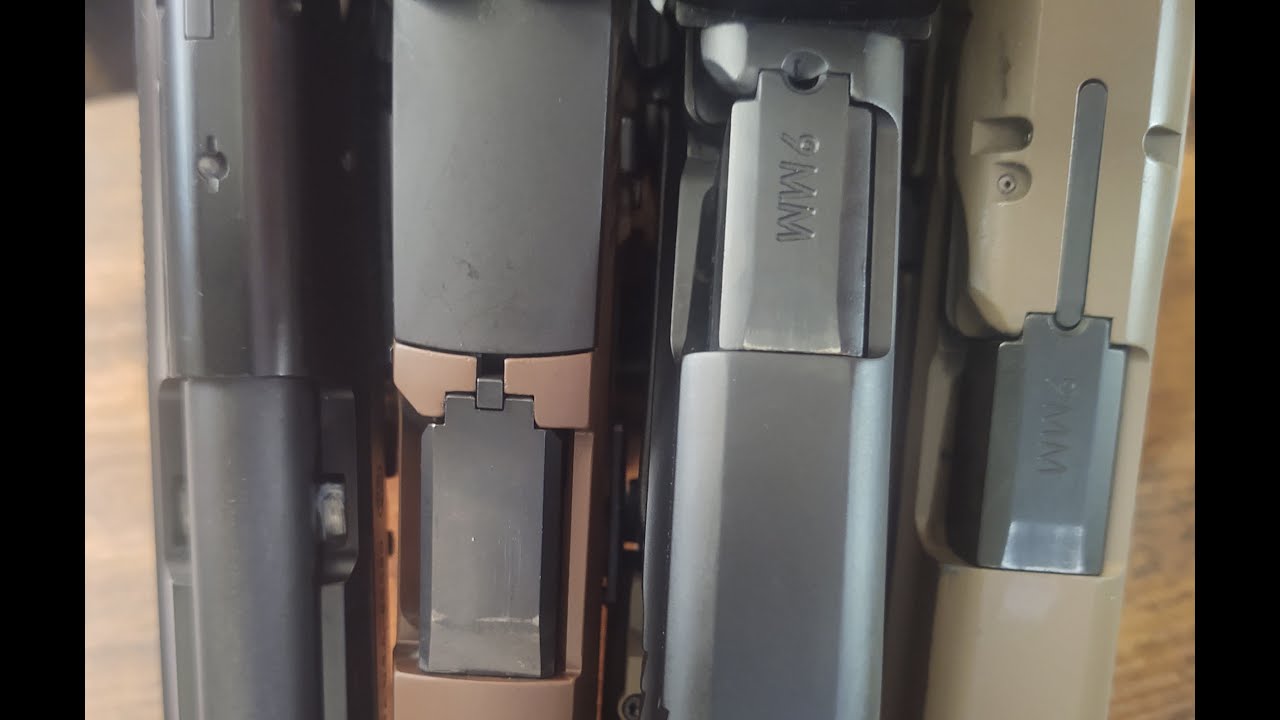 4 DIFFERENT TYPES OF PISTOL LOADED CHAMBER INDICATORS