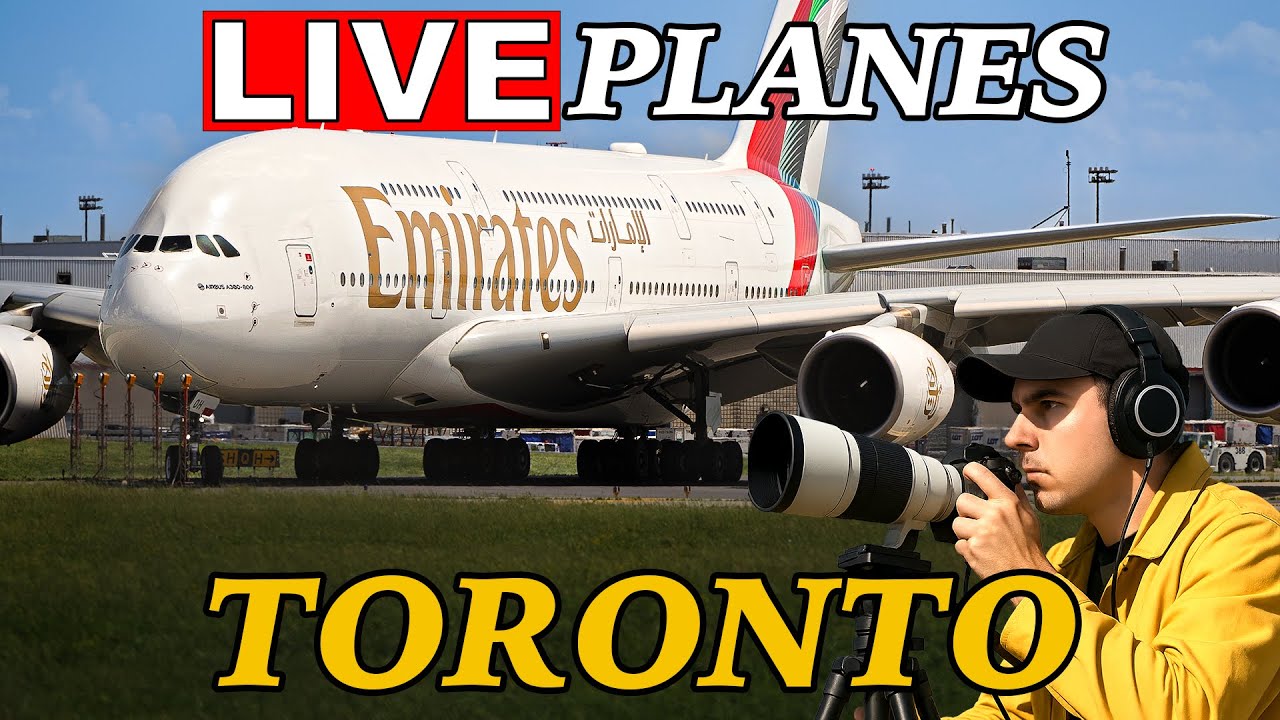 🔴 LIVE Toronto (YYZ) Airport! 2x A380! November 29TH, 2025 at YYZ!