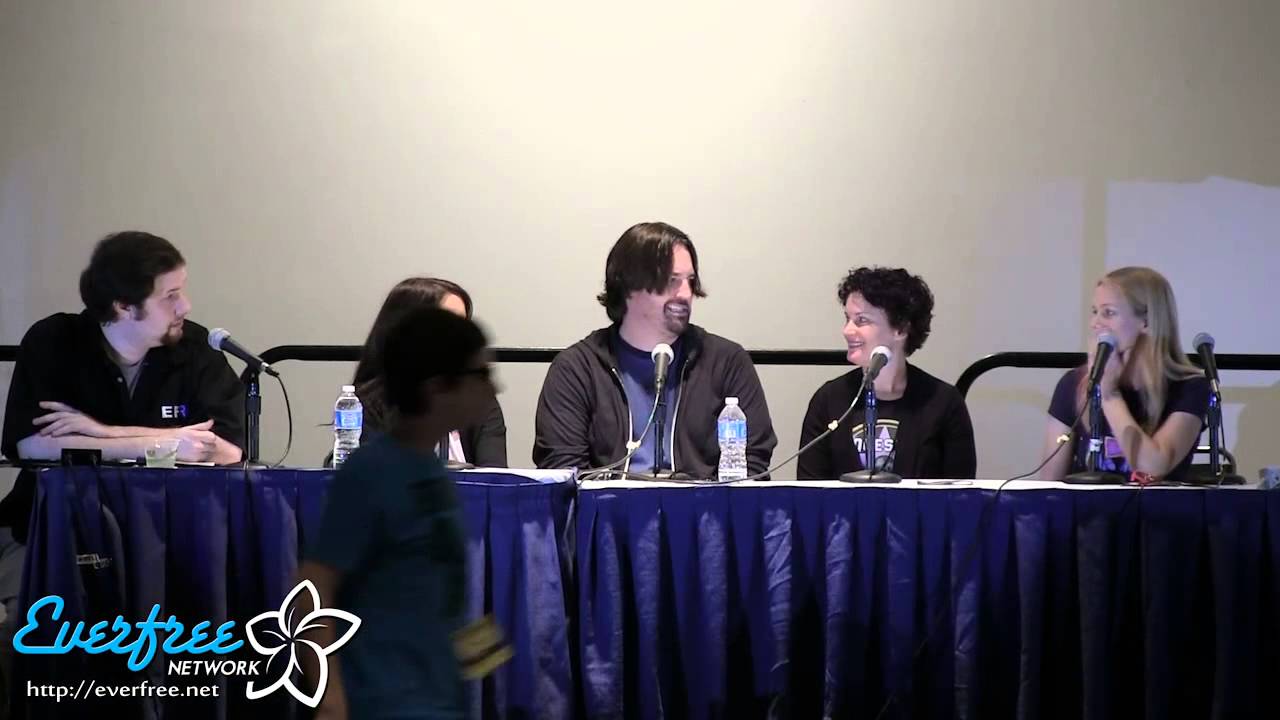 Show Writers panel Day 1 - Equestria LA 2012