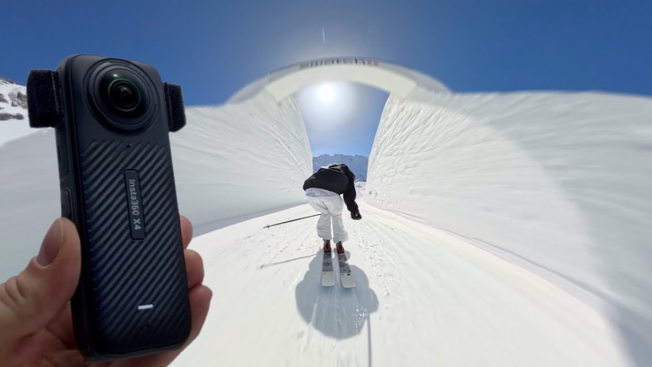 Insta360 X4: Обзор лыж