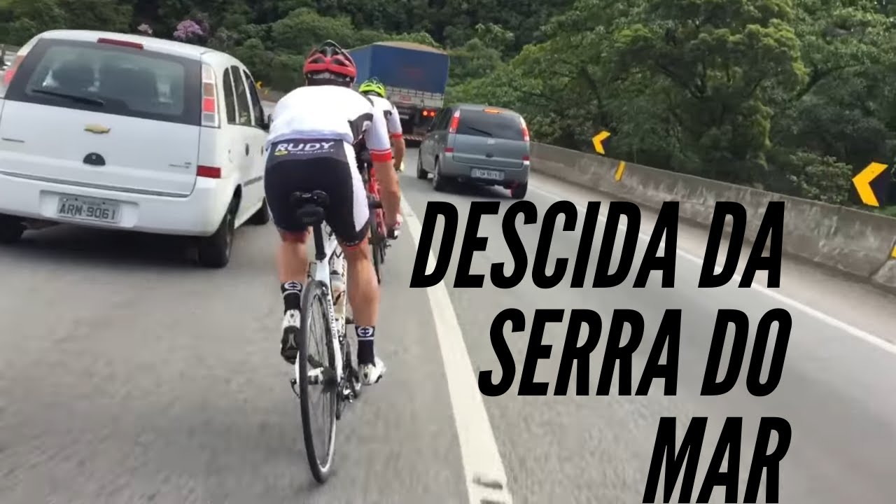 Descida da Serra do Mar da Br 277 em Curitiba Downhill insane speed 80km/h