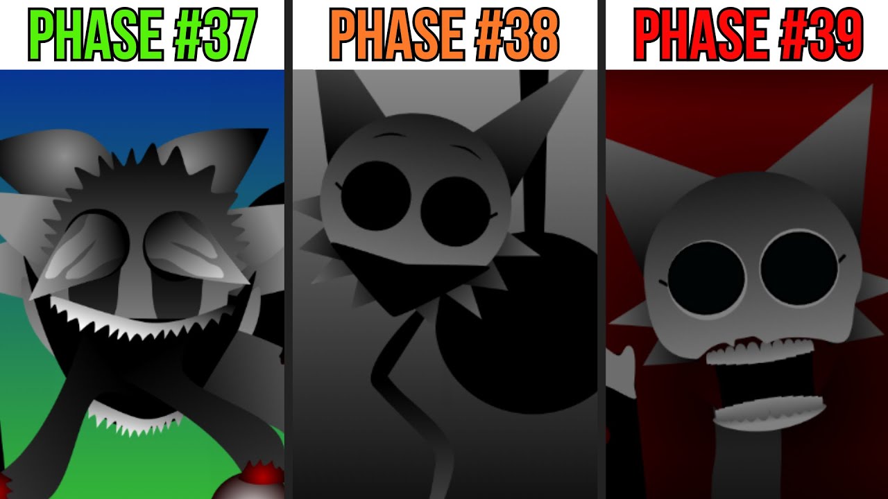 Phase 37 VS Phase 38 VS Phase 39 in Incredibox Sprunki