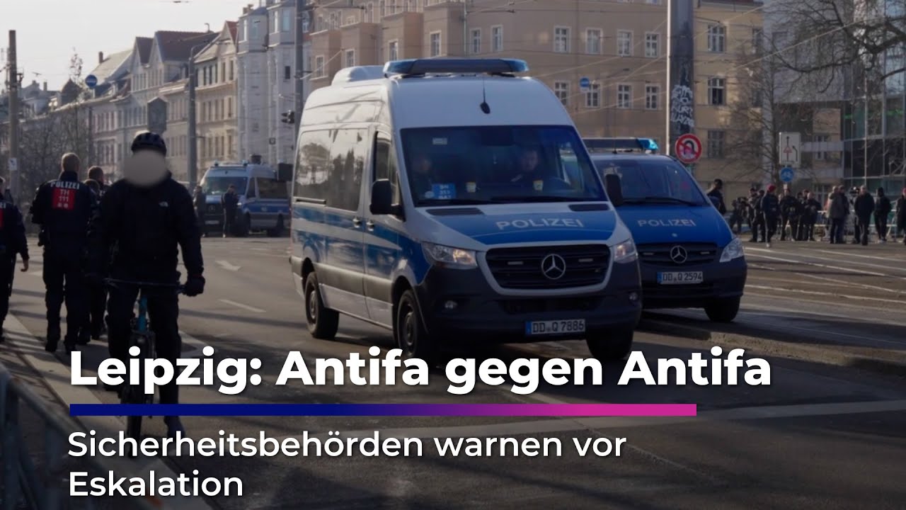 Gro&szlig;aufgebot der Polizei in Leipzig - Connewitz I Sachsen Fernsehen