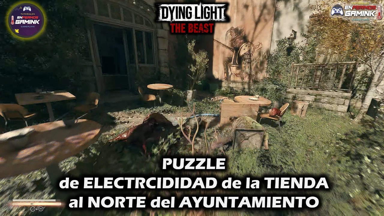 120. PUZZLE de ELECTRICIDAD de la TIENDA al NORTE del AYUNTAMIENTO 🧟 Dying Light: The Beast