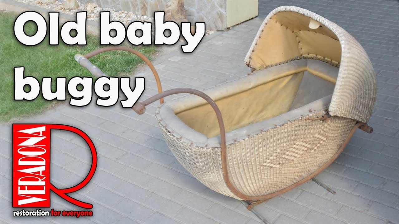 A Old baby buggy [restoration]. Jak opravit starou košatinu  DIY