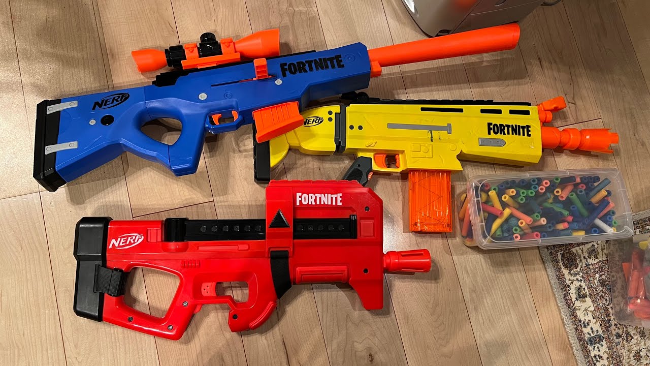 NERF FORTNITE COMPARISON 