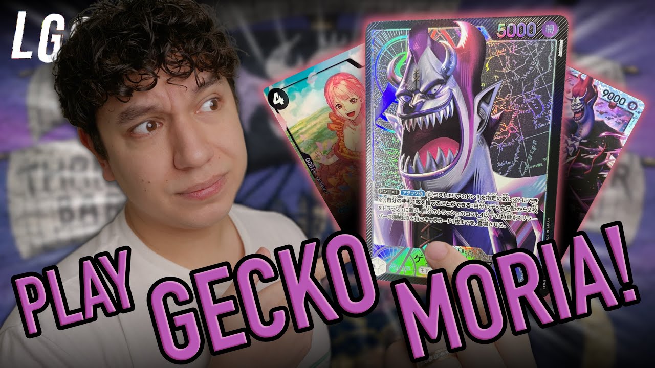 Play Gecko Moria: Mono Black's Best Deck in OP06!? | Deck Profile & Gameplay | One Piece Card Game