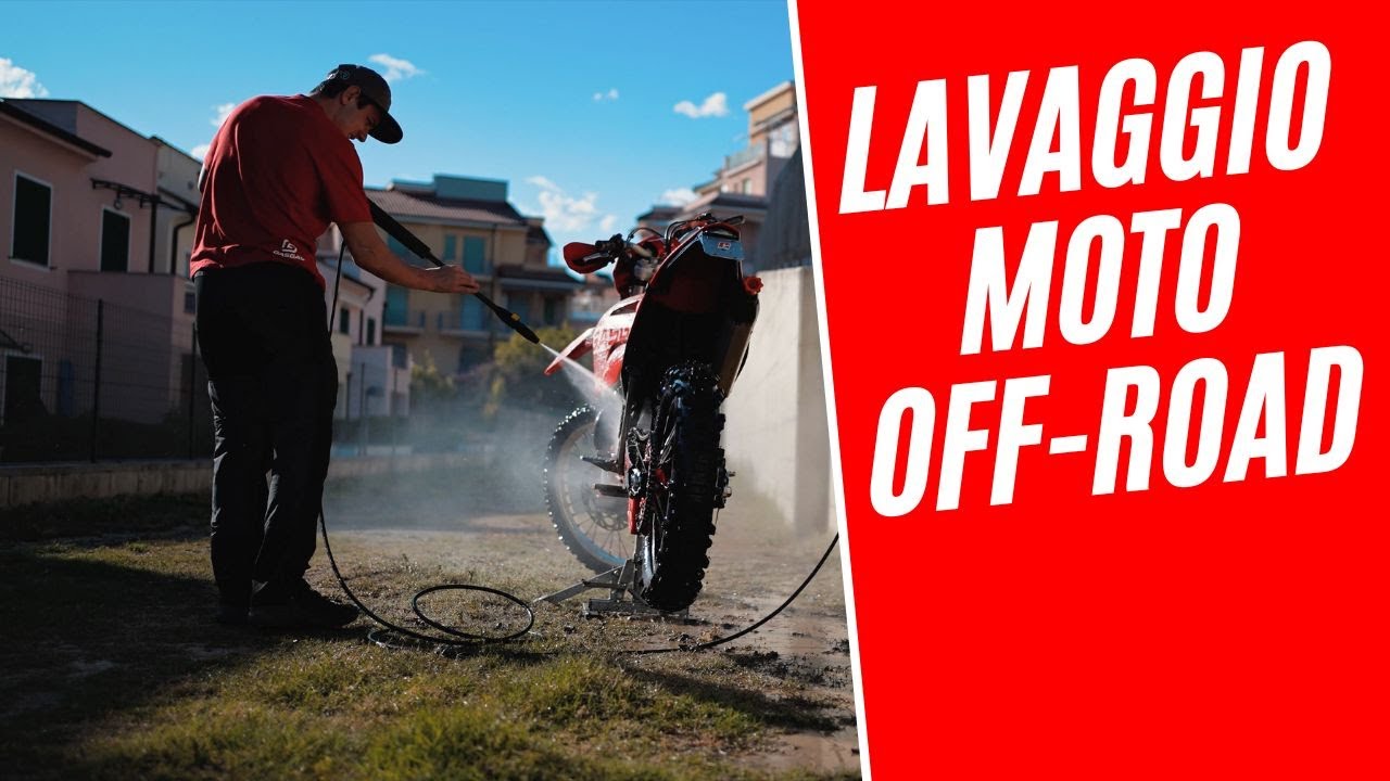 LAVAGGIO MOTO OFF ROAD - ECCO COME FACCIO IO - TUTORIAL