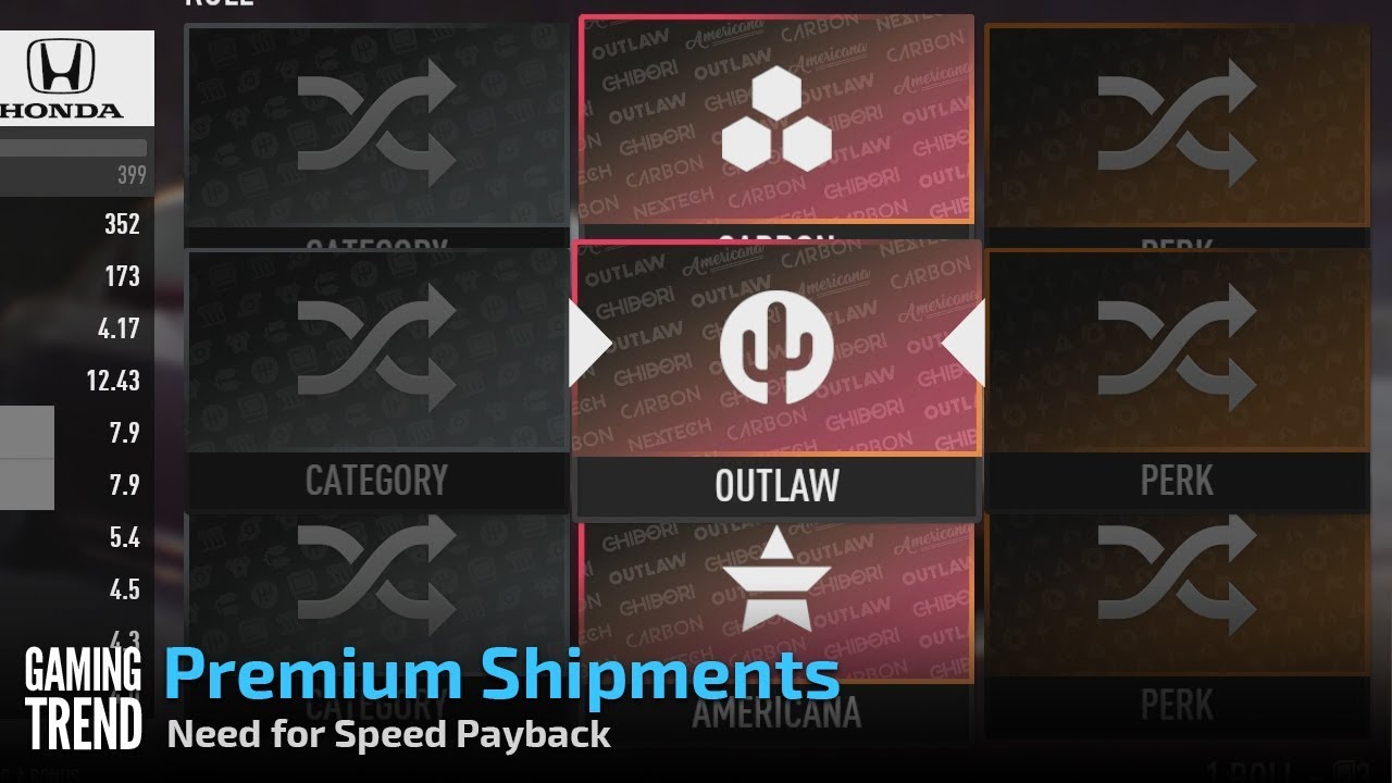 Need for Speed Payback - Premium Shipments [Gaming Trend]