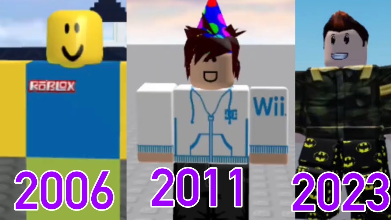 (2023) Evolution of Roblox (2006-2023)