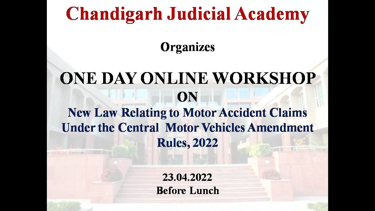 New Law Relating to Motor Accident Claims Under the Central  Motor Vehicles Amendment Rules, 2022 BL