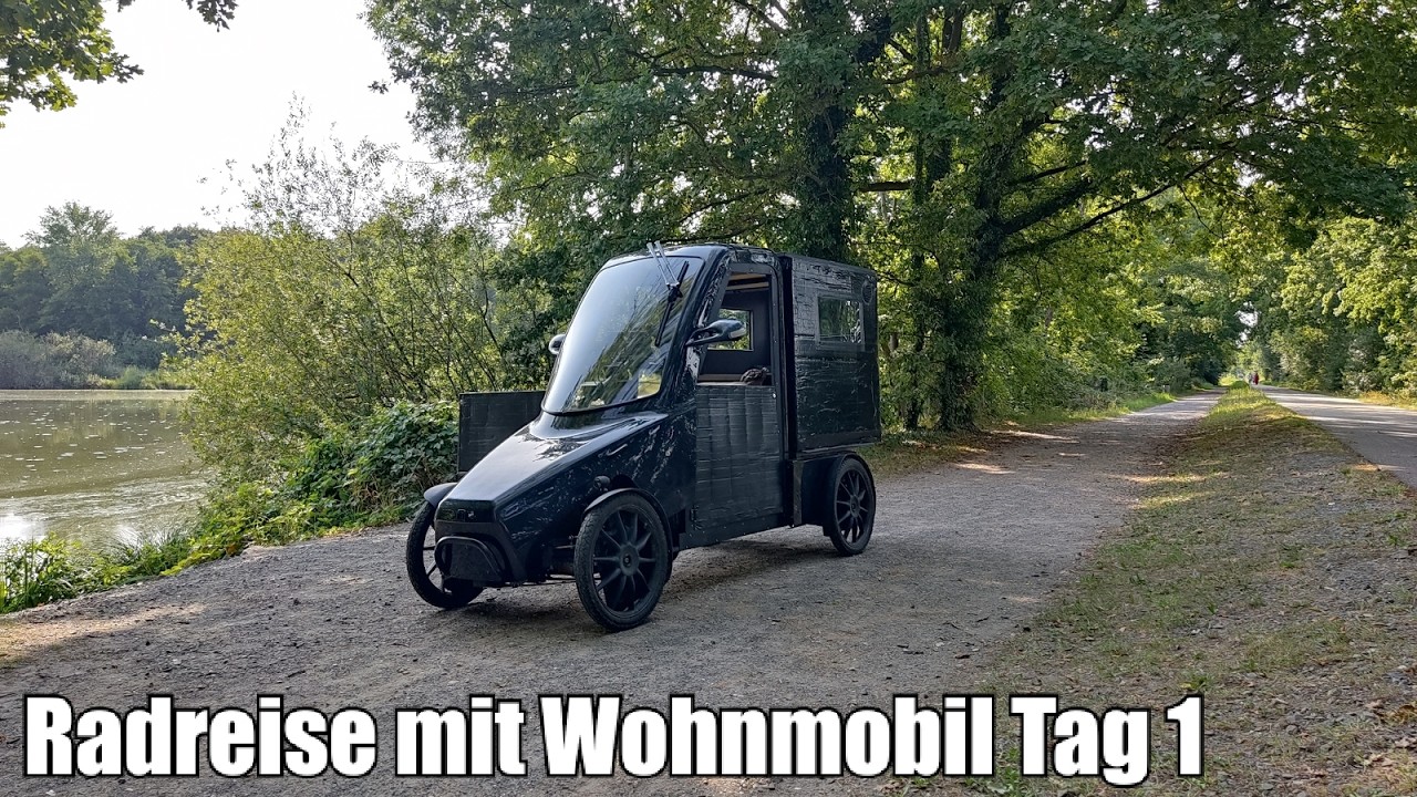 Erste Radreise mit Fahrrad Wohnmobil / Extrem Tour zum FaWoWa Treffen in den Niederlande 2025| Tag 1