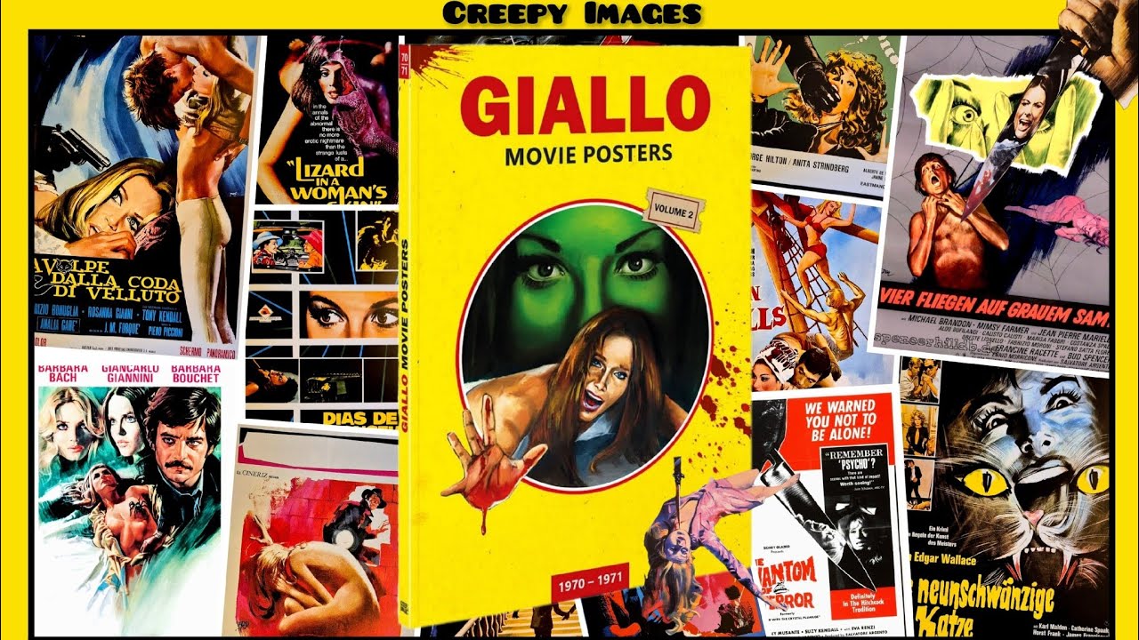 GIALLO MOVIE POSTERS - Vol. 2 (1970 - 1971) | Softcover Variante | Creepy Image