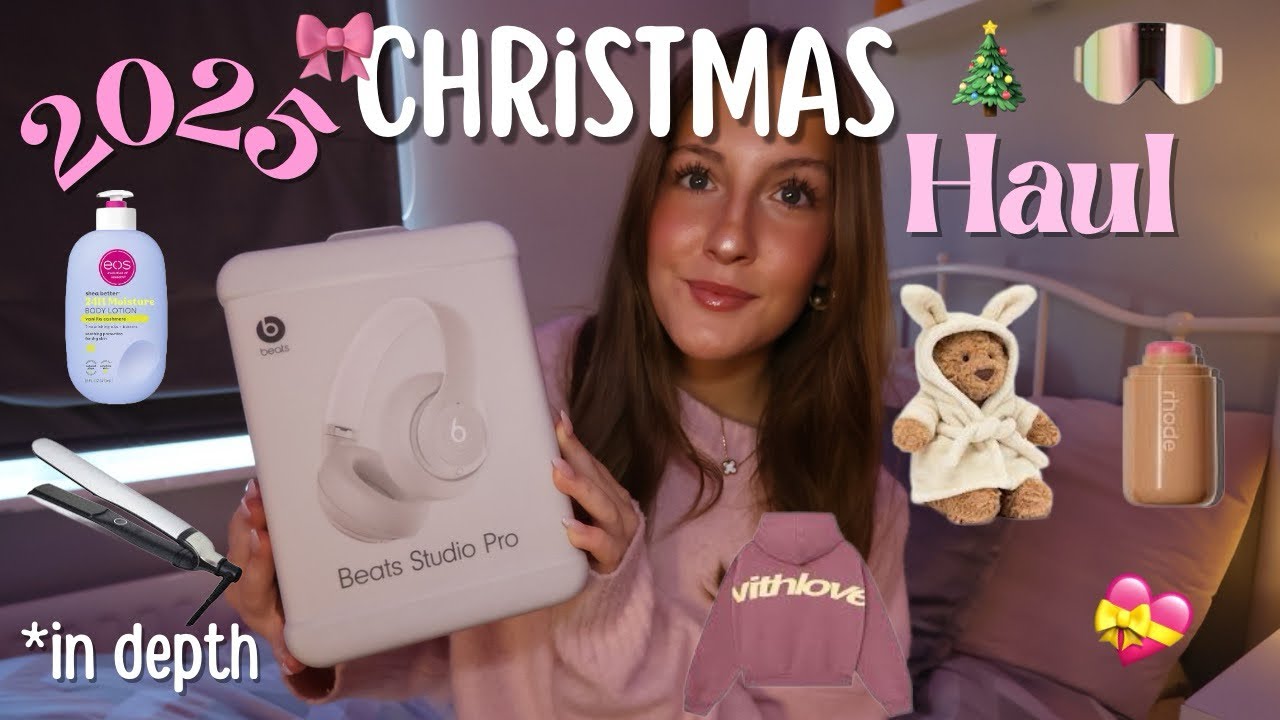 WHAT I GOT FOR CHRISTMAS 2025!! *￼haul* 🎀🎄