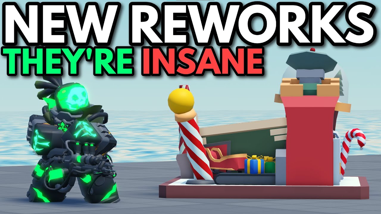 The NEW Event Tower Reworks Are INSANE! - Elf Camp & Toxic Gunner | TDS